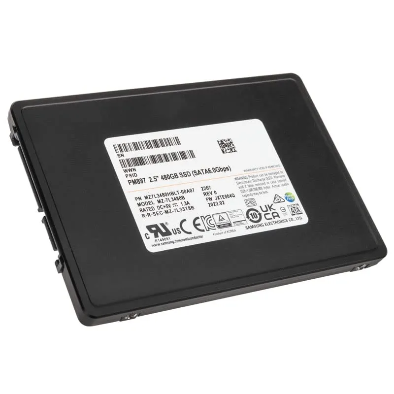 HP P09908-001 - HP 480-GB 2.5 SATA 6G SSD PM897 without bracket