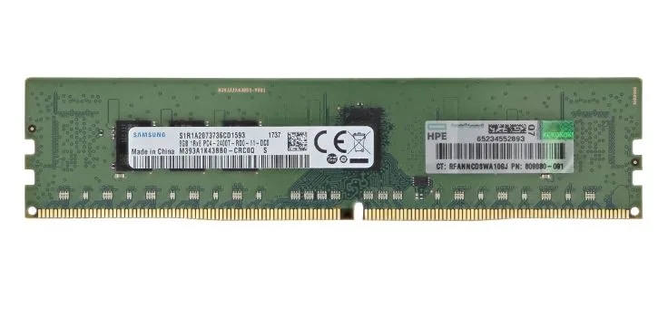 HP 809080-091 - 8GB PC4-19200T-R DDR4 Registered Server-RAM Module ECC