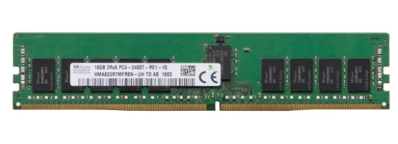 DELL SNPHNDJ7C/16G - 16GB 2Rx8 PC4-2400T DDR4-2400MHz DDR4 R-DIMM REG ECC