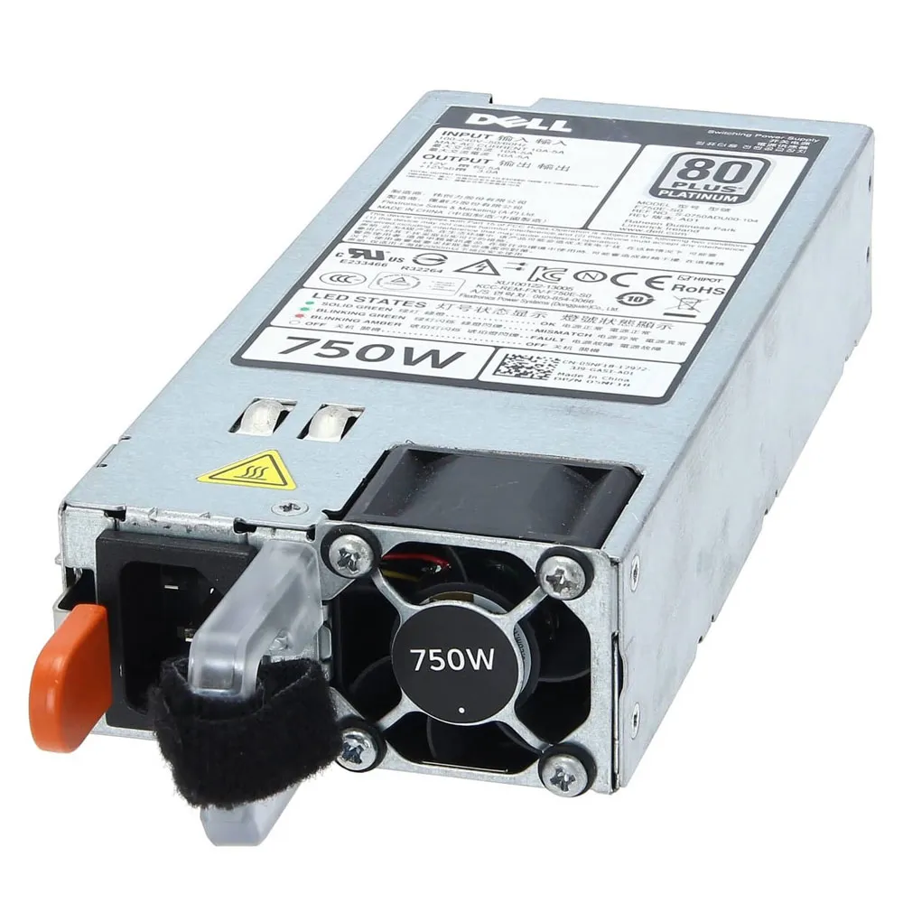 Dell 750W 80-Plus Platinum Power Supply - W8R3C