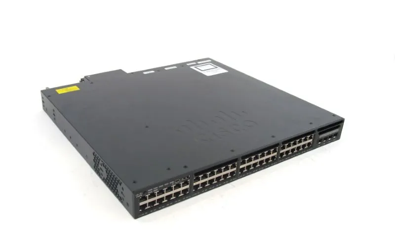 Cisco Catalyst 3650 WS-C3650-48PS-S 48 Port PoE+ 4 X 1G 48 Port PoE Switch
